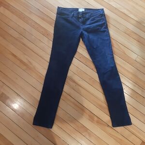 Dark Blue, Tall Skinny Corduroy Pants